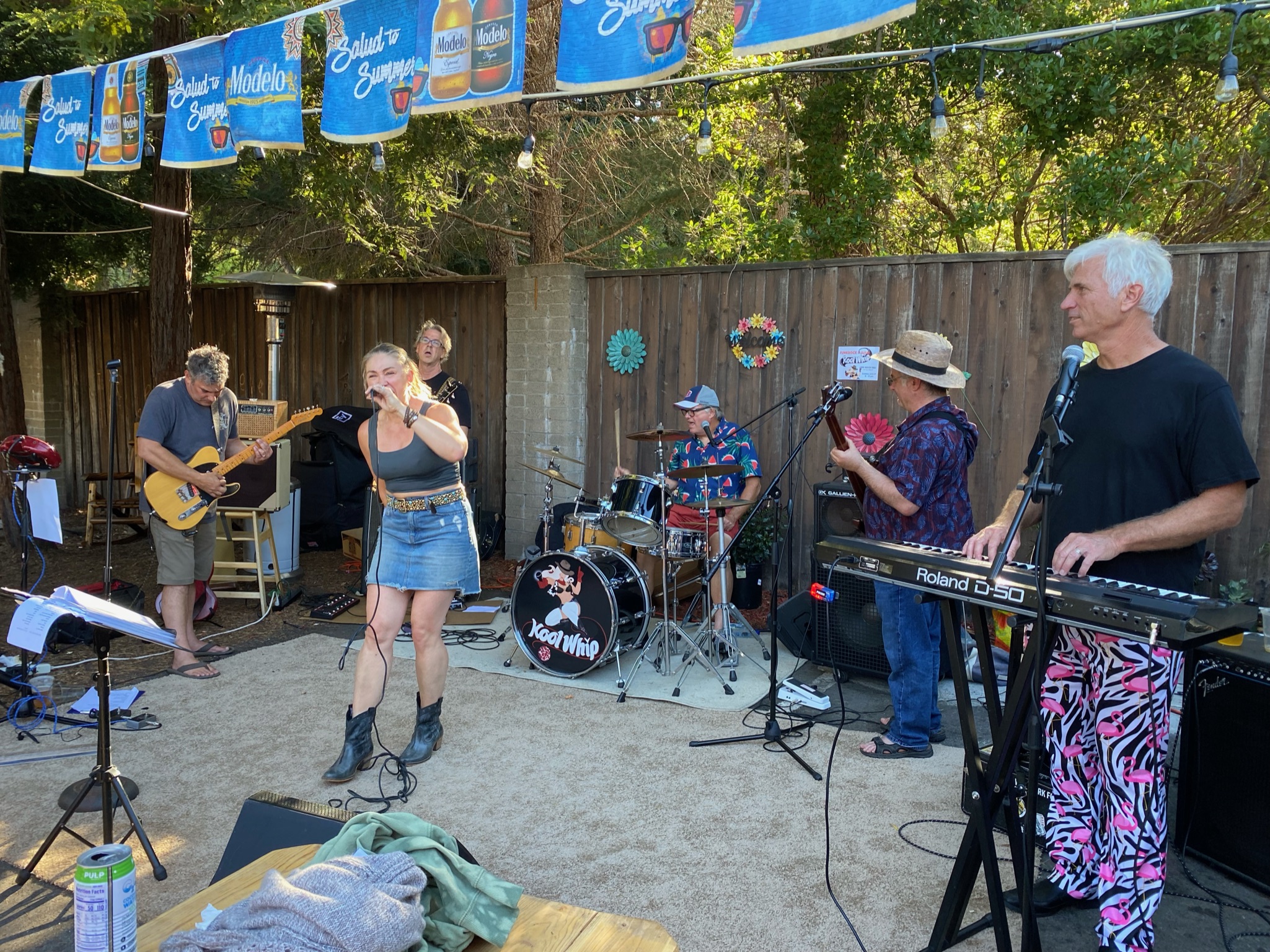 KoolWhip live performance with full band