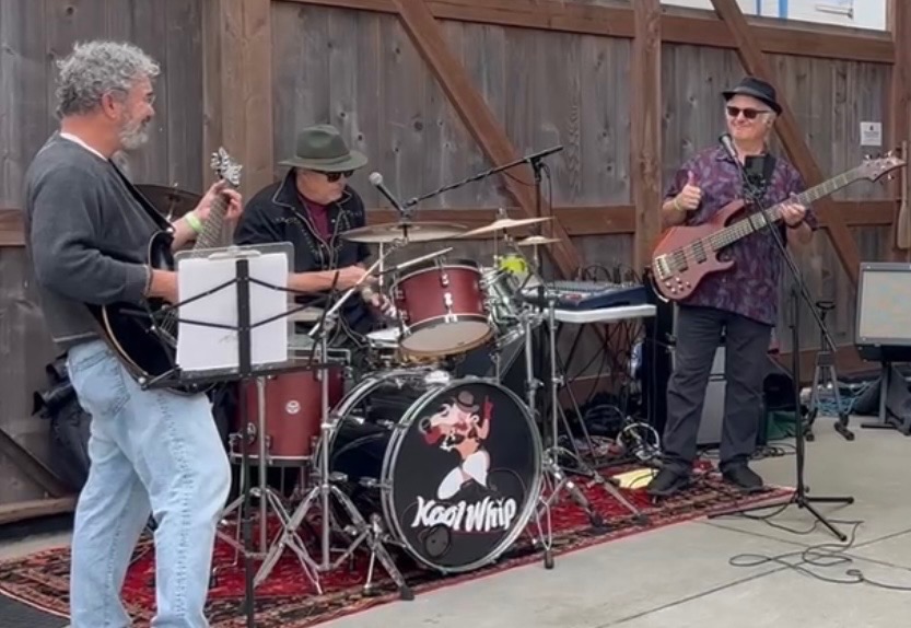 KoolWhip band members performing
