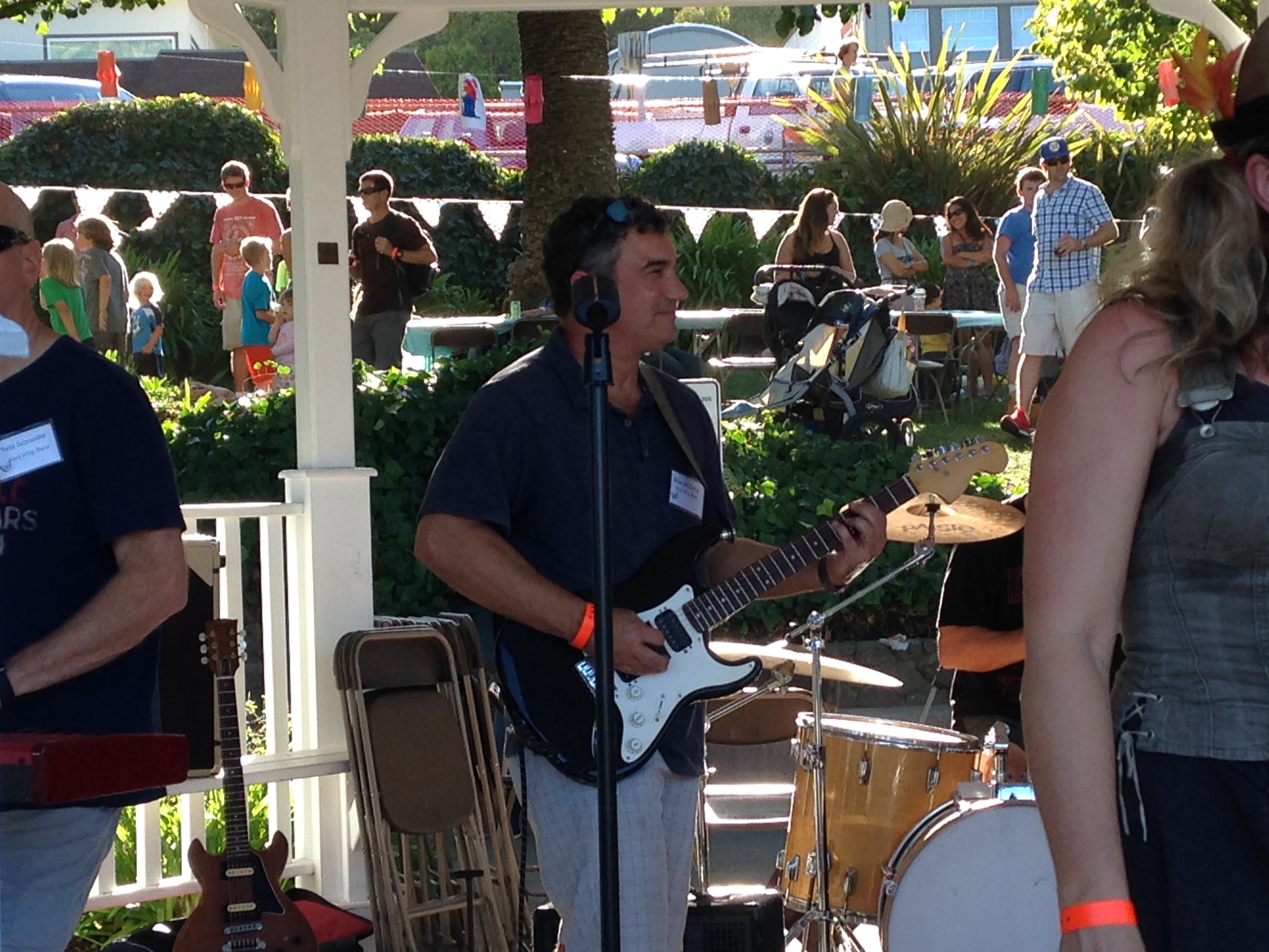 Outdoor band photo